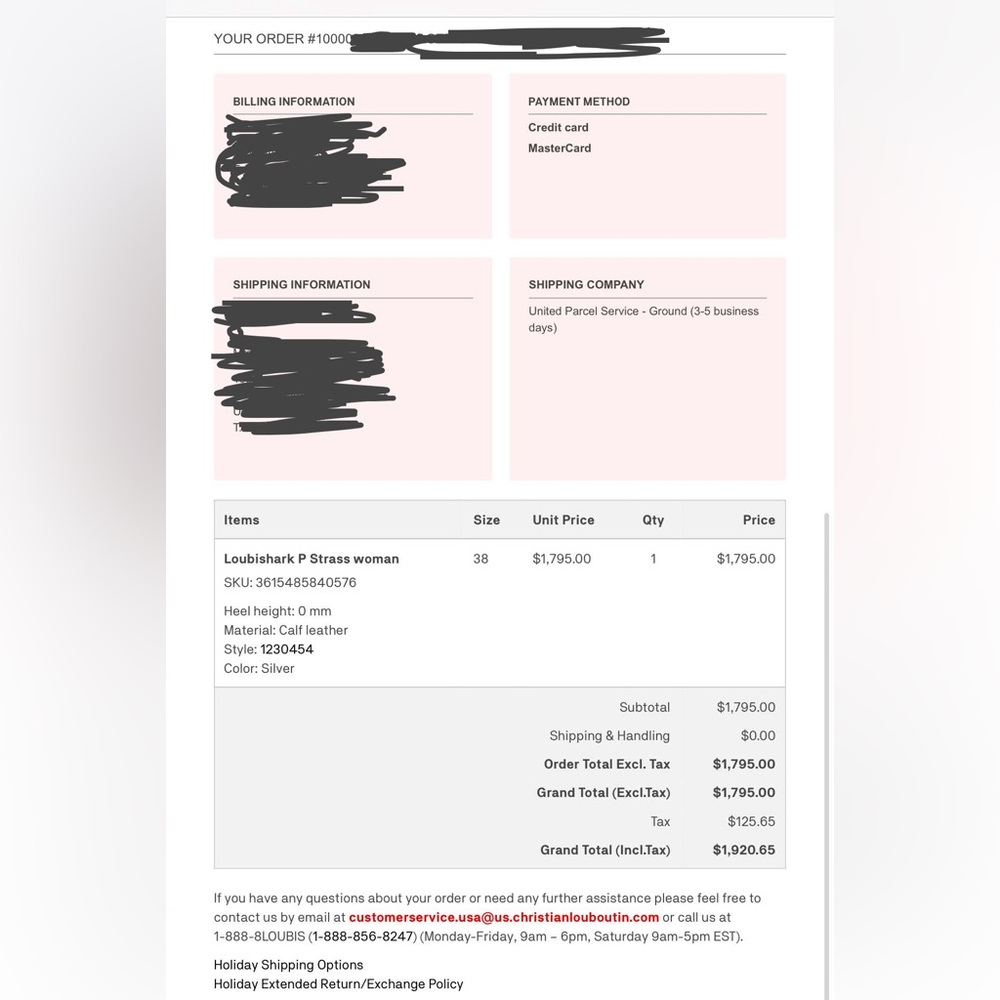 Sold out Christian Louboutin Loubishark Glittered  sneakers size 38 - Picture 5 of 16